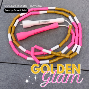 golden glam corde à sauter petites poignées - fanny goodchild jump rope alsace